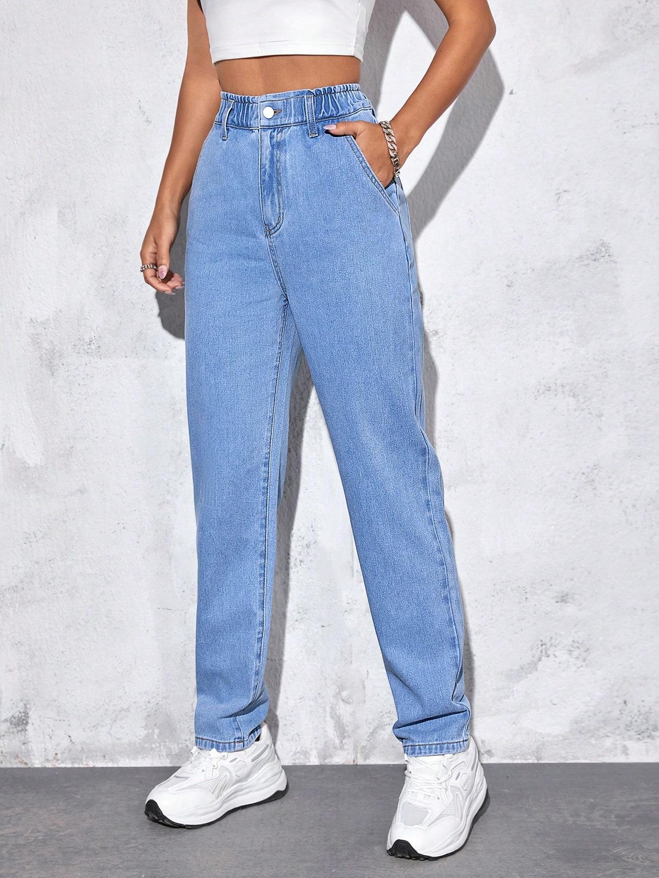 NIEBIESKIE SPODNIE JEANS