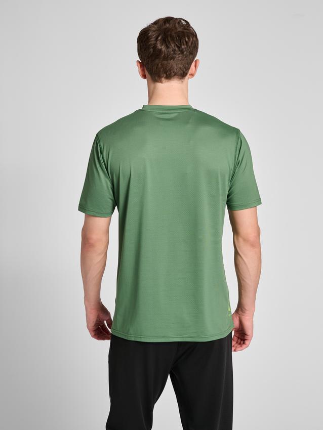 zielona sportowa koszulka logo