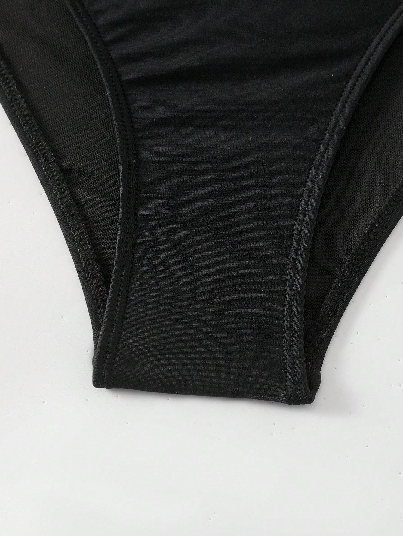 KLASYCZNY CZARNY DÓŁ OD BIKINI 