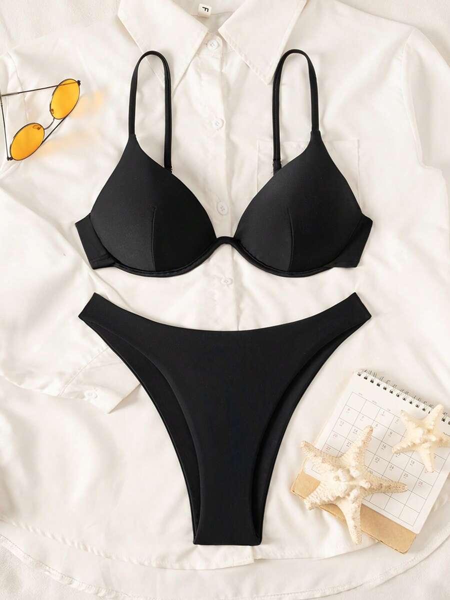 DWUCZĘŚCIOWE BIKINI Z FISZBINAMI
