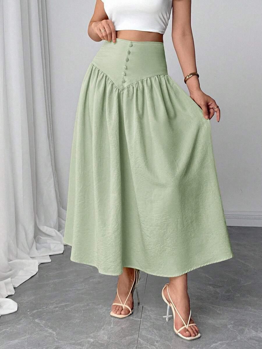 SPÓDNICA MAXI ROZKLOSZOWANA