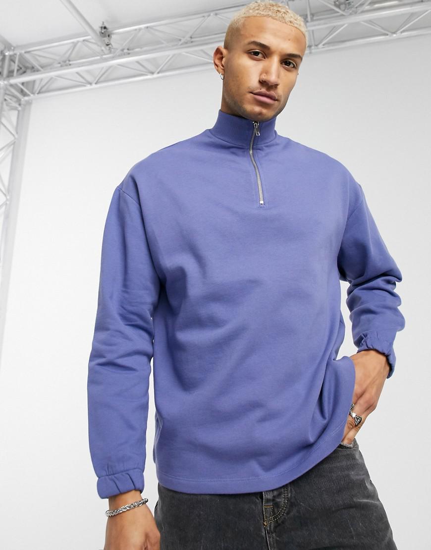 fioletowa bluza zamek