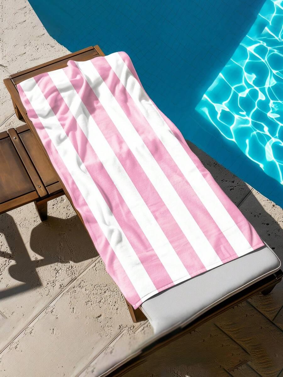 ręcznik plażowy w paski