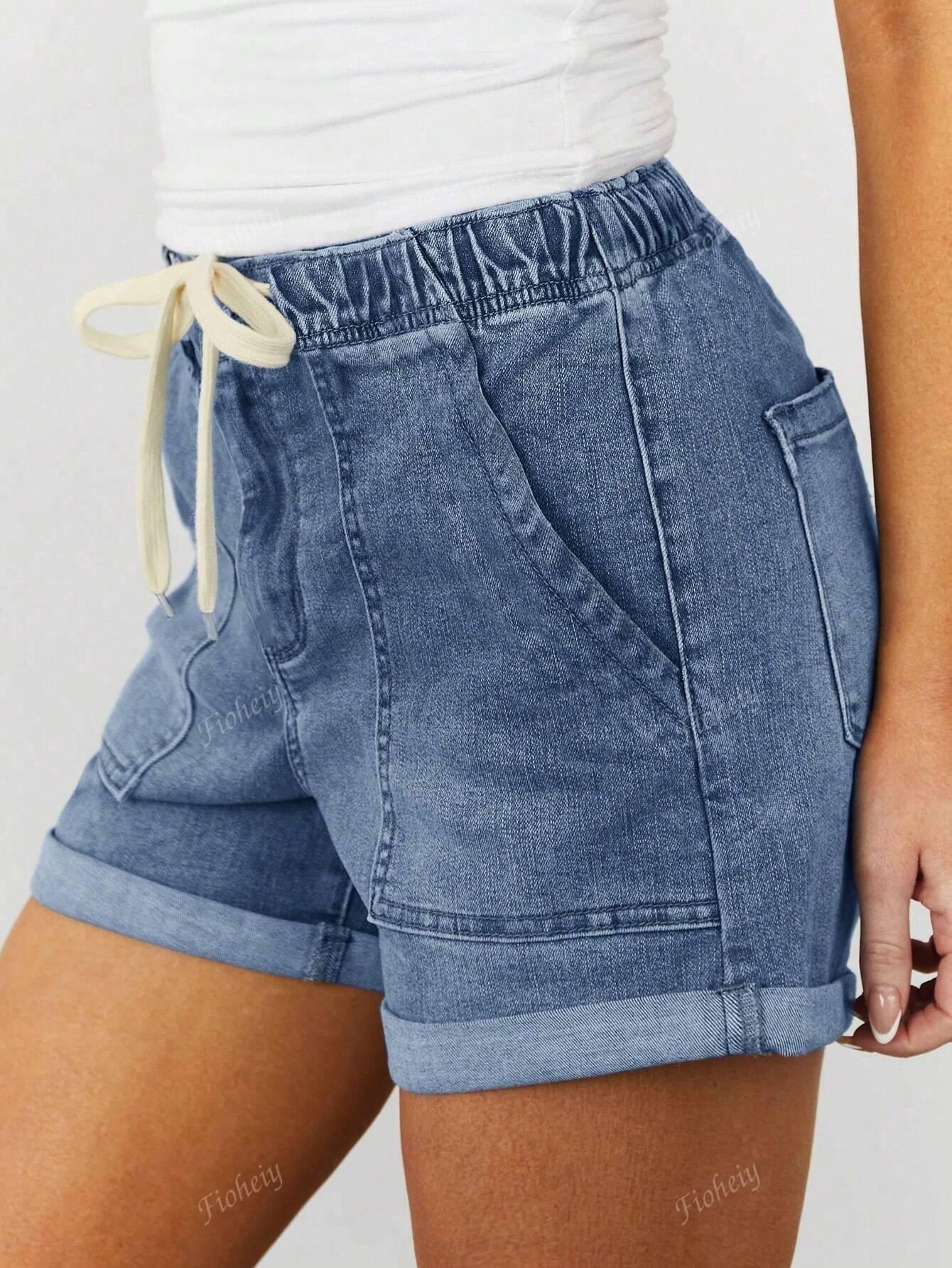 NIEBIESKIE SPODENKI JEANS