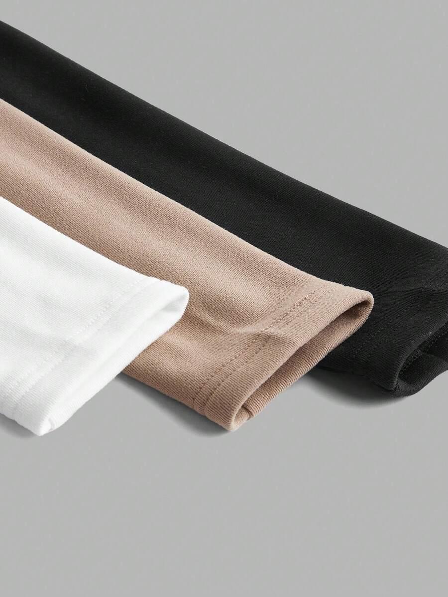 BLUZKA Z DŁUGIM RĘKAWEM 3-PACK
