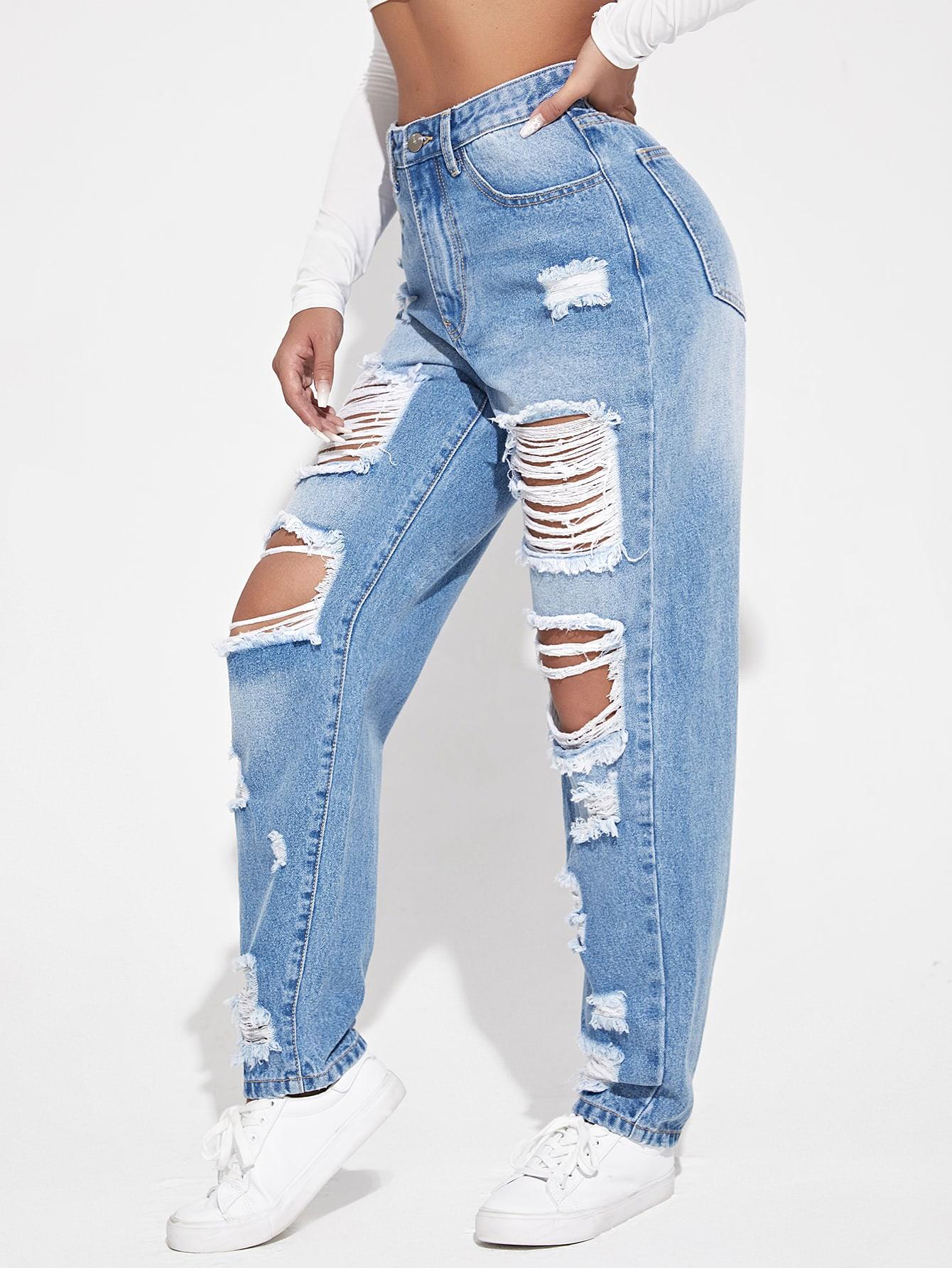 NIEBIESKIE SPODNIE JEANS