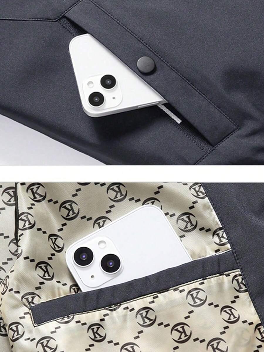 szara kurtka bomber