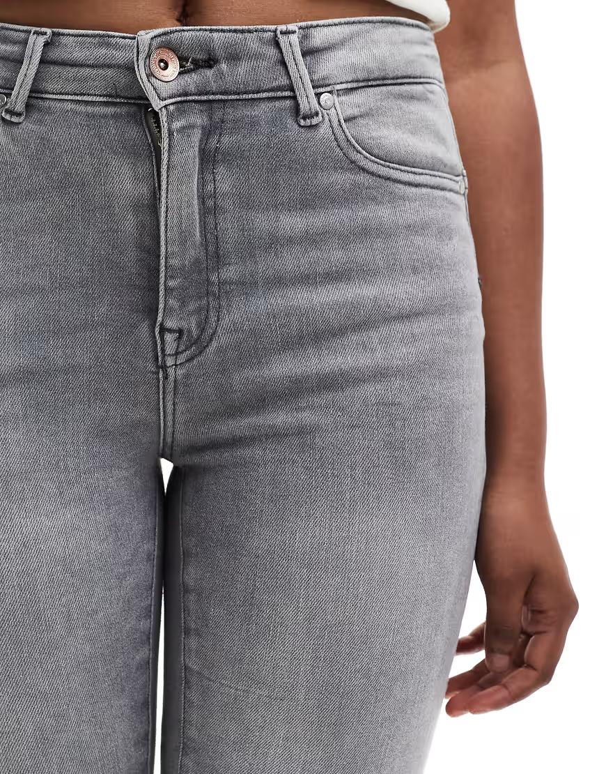 SZARE SPODNIE JEANS RURKI