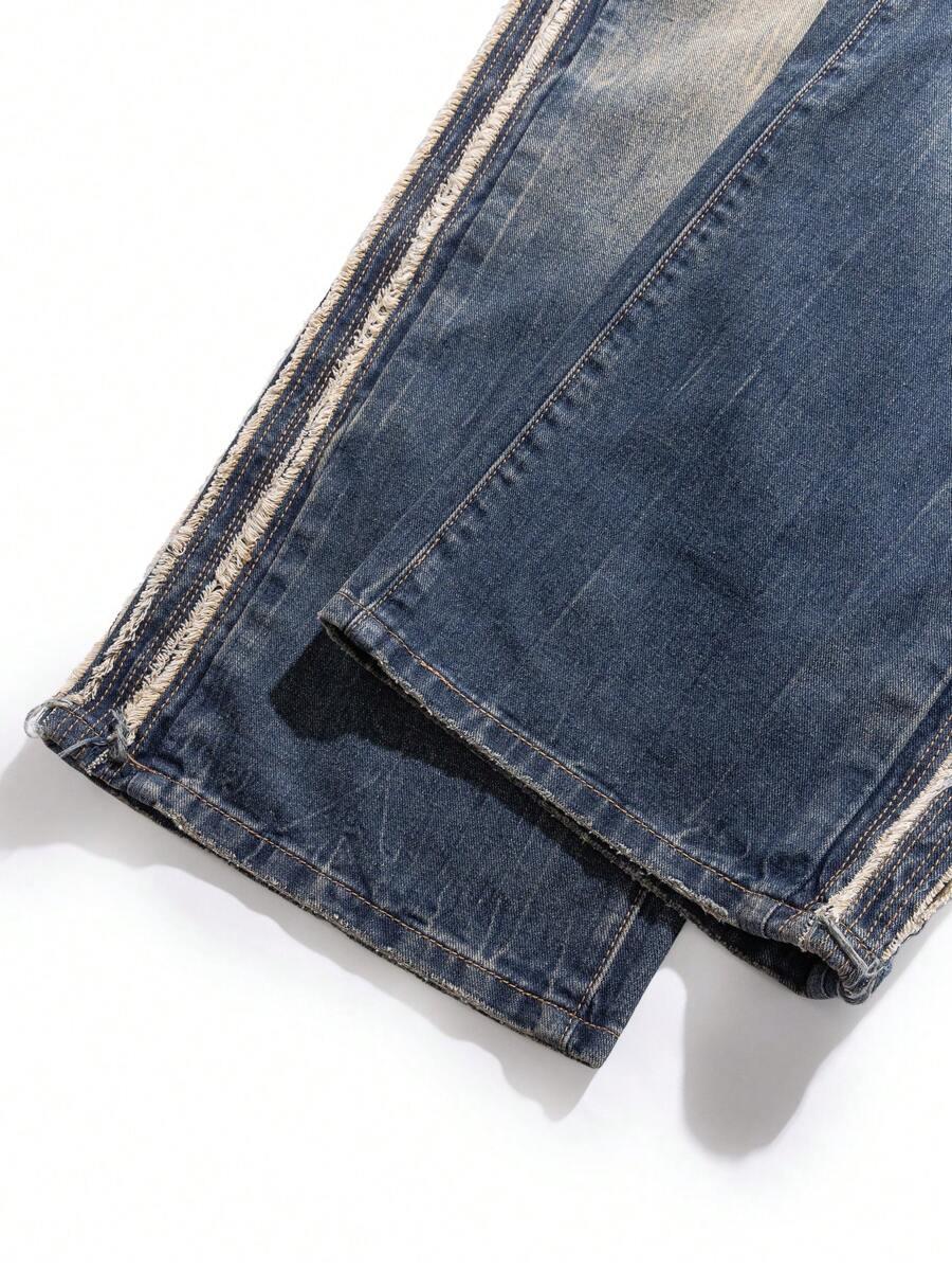 NIEBIESKIE SPODNIE JEANS
