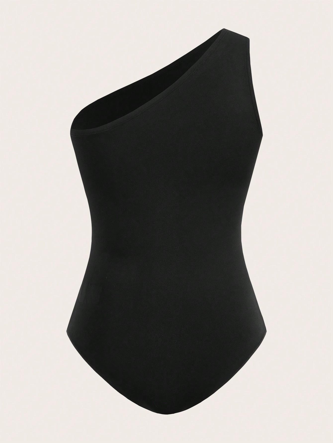 CZARNE ASYMETRYCZNE BODY SIATKA