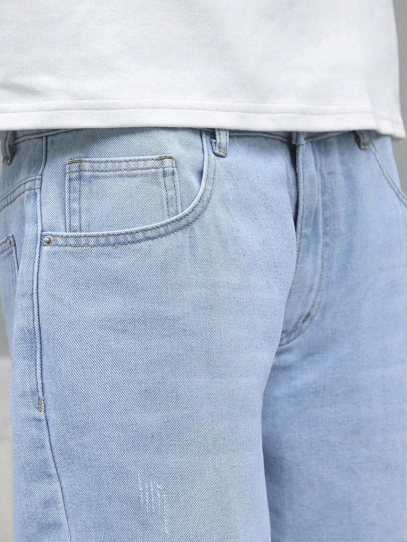 NIEBIESKIE SPODNIE JEANS