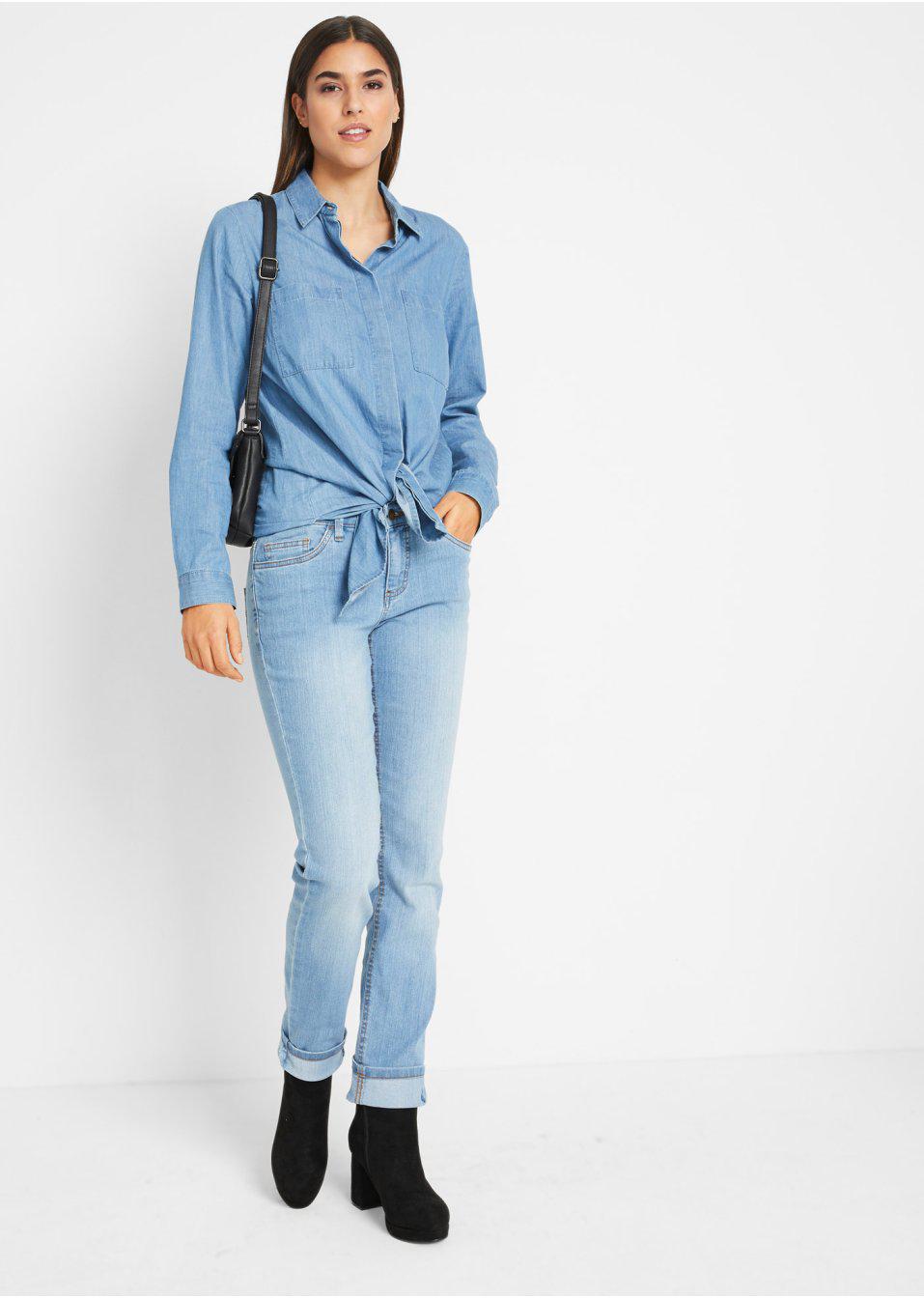 NIEBIESKIE SPODNIE JEANS
