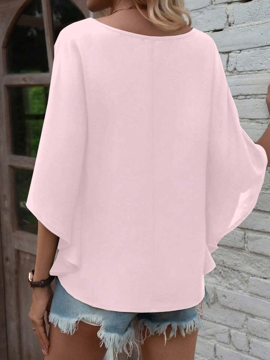 RÓŻOWA BLUZKA OVERSIZE