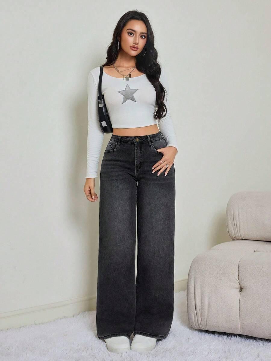 ocieplane spodnie jeans