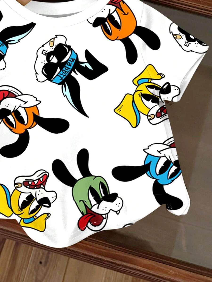 T-shirt okrągły dekolt