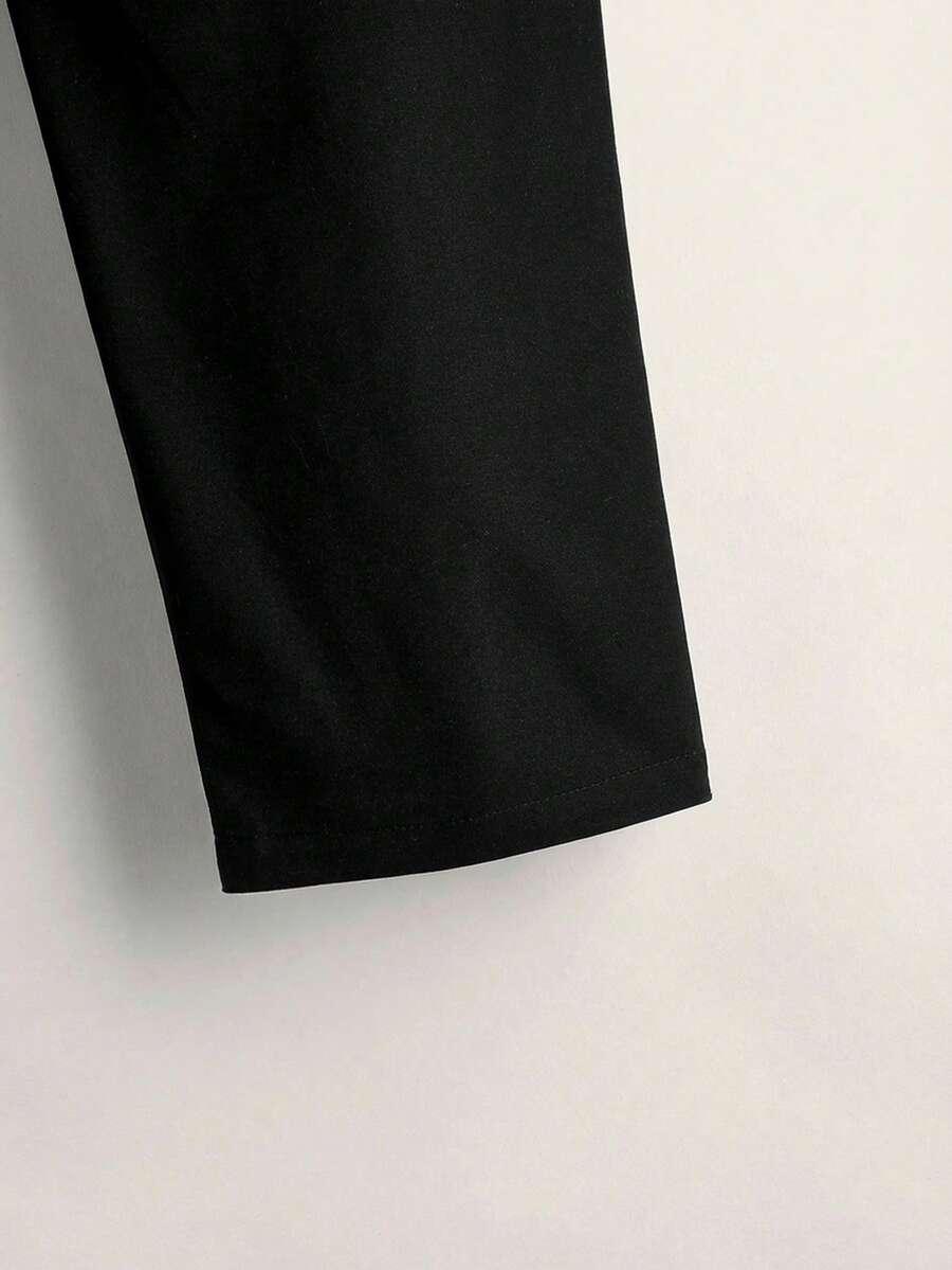 CZARNE ELEGANCKIE SPODNIE