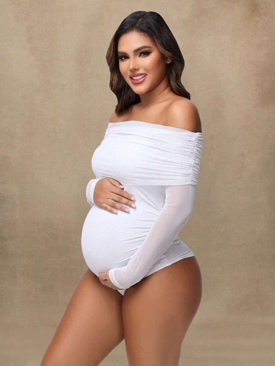 BIAŁE BODY ODKRYTE RAMIONA
