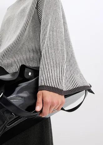 SWETER Z SZEROKIMI RĘKAWAMI W PASKI