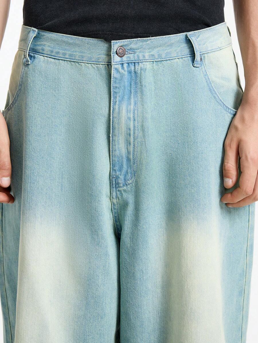 szerokie spodnie jeans