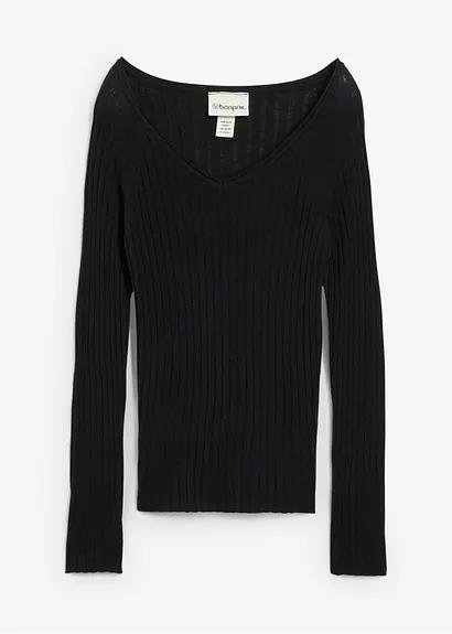 SWETER CZARNY DAMSKI