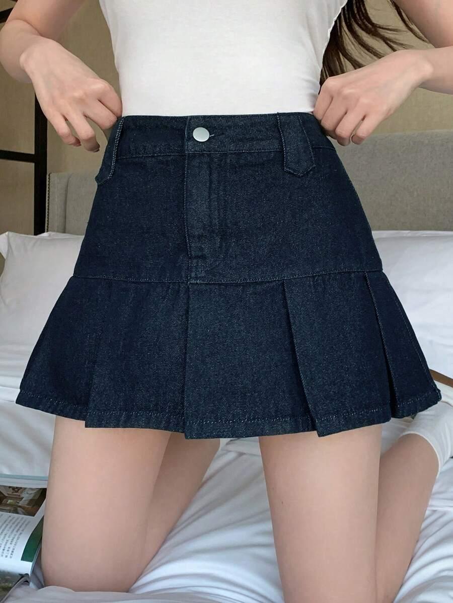 SPÓDNICA JEANSOWA MINI