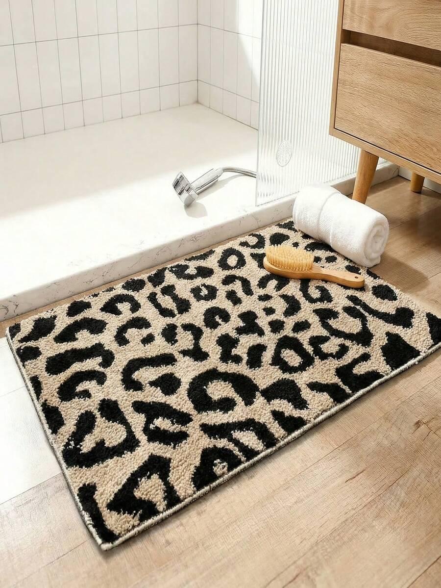 dywanik łazienkowy animal print