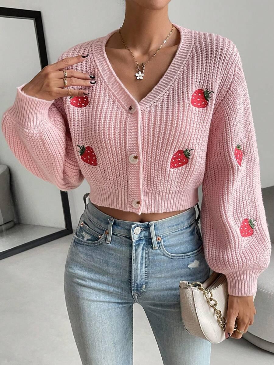 SWETER GUZIKI wzór