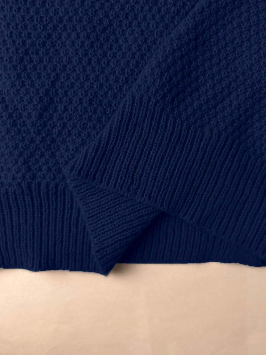 niebieski sweter kardigan 