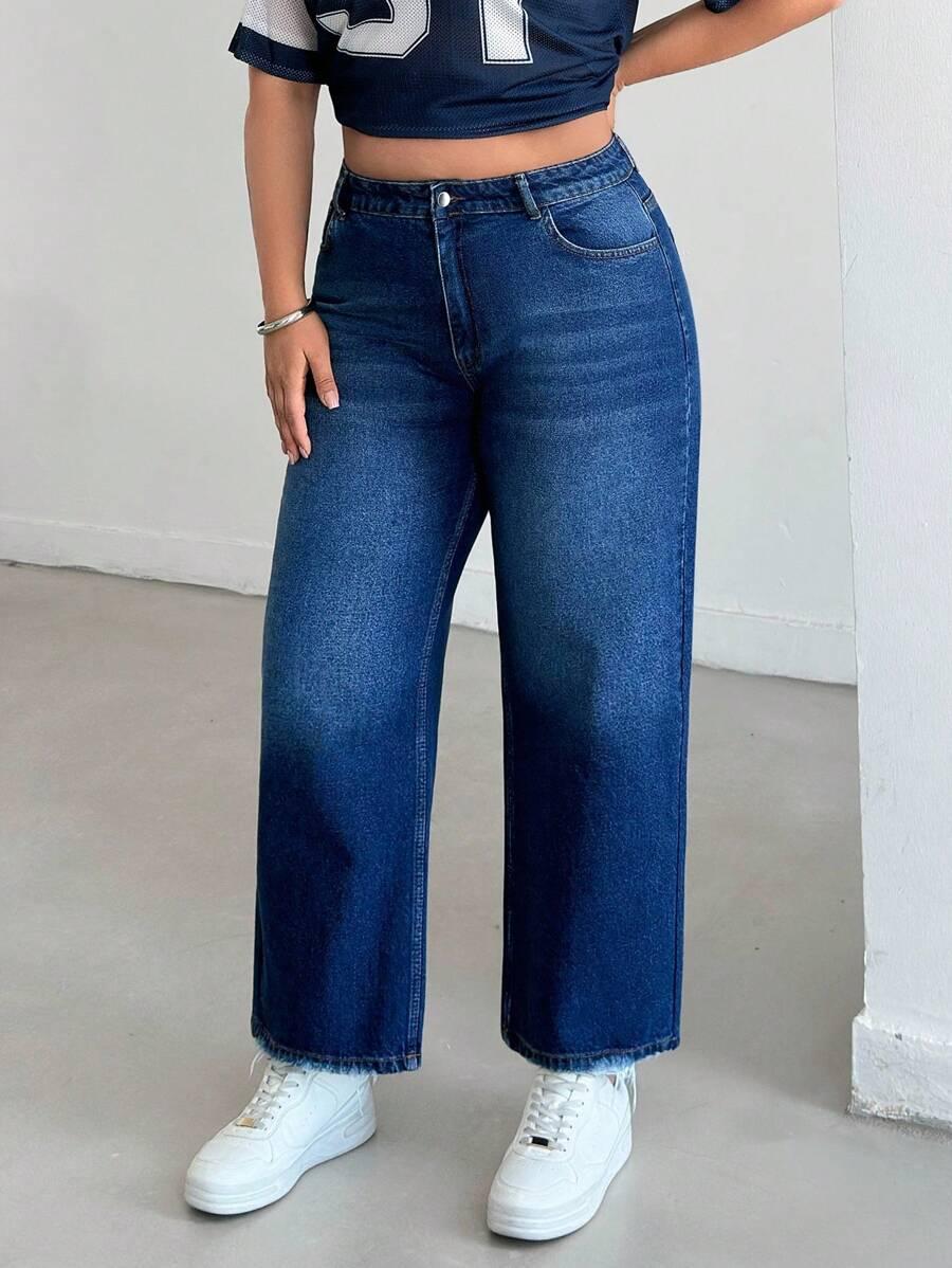 NIEBIESKIE SPODNIE JEANS