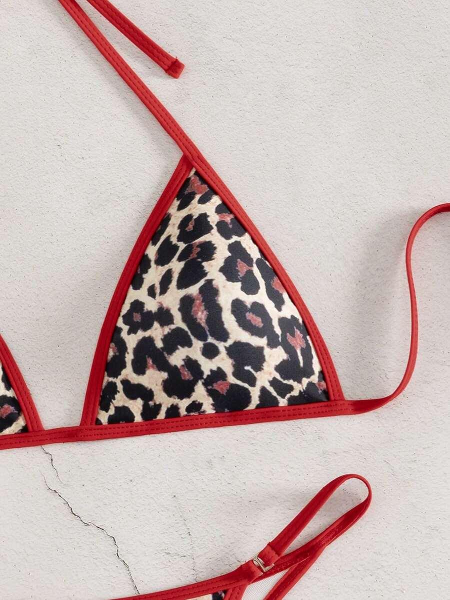 DWUCZĘŚCIOWY STRÓJ KĄPIELOWY ANIMAL PRINT
