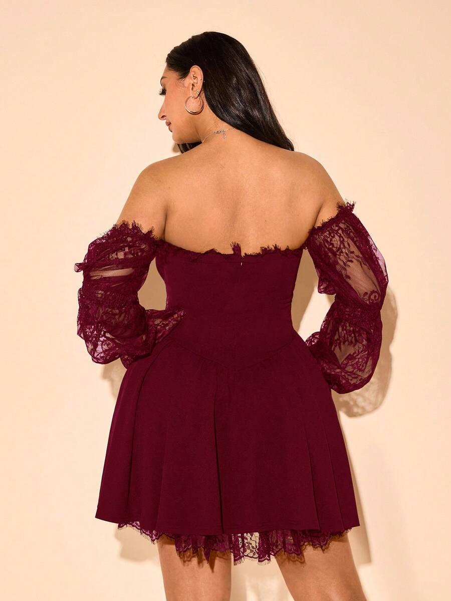 CZERWONA MINI SUKIENKA 