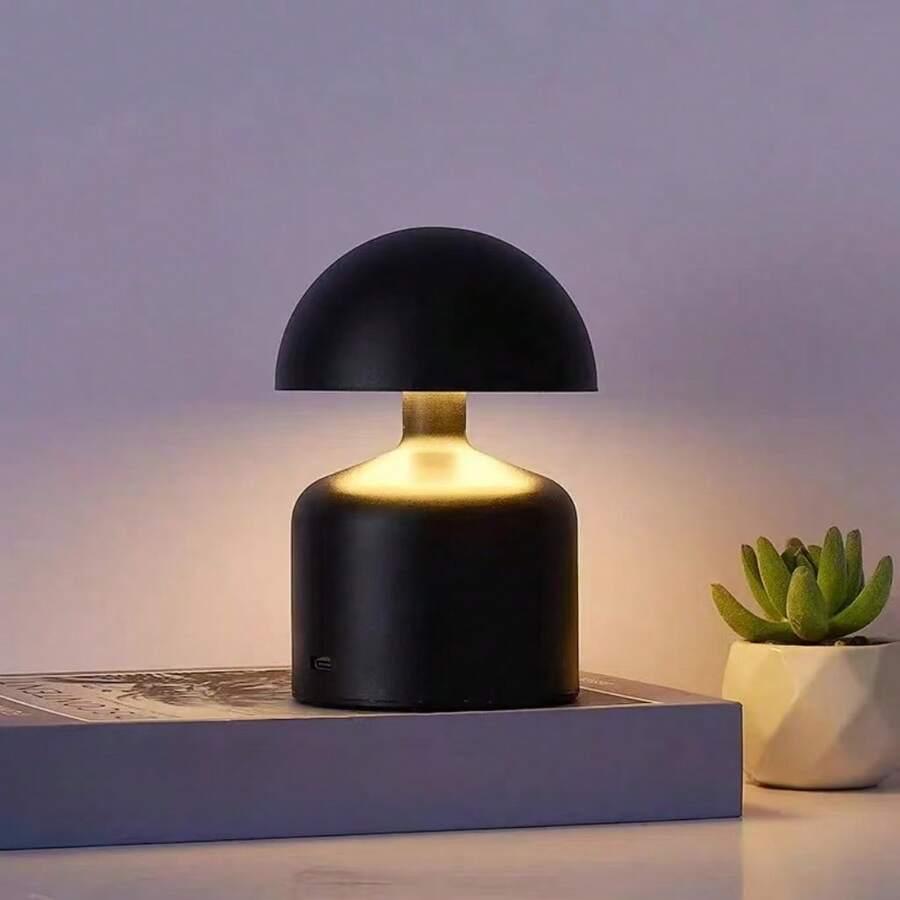 czarna lampka nocna