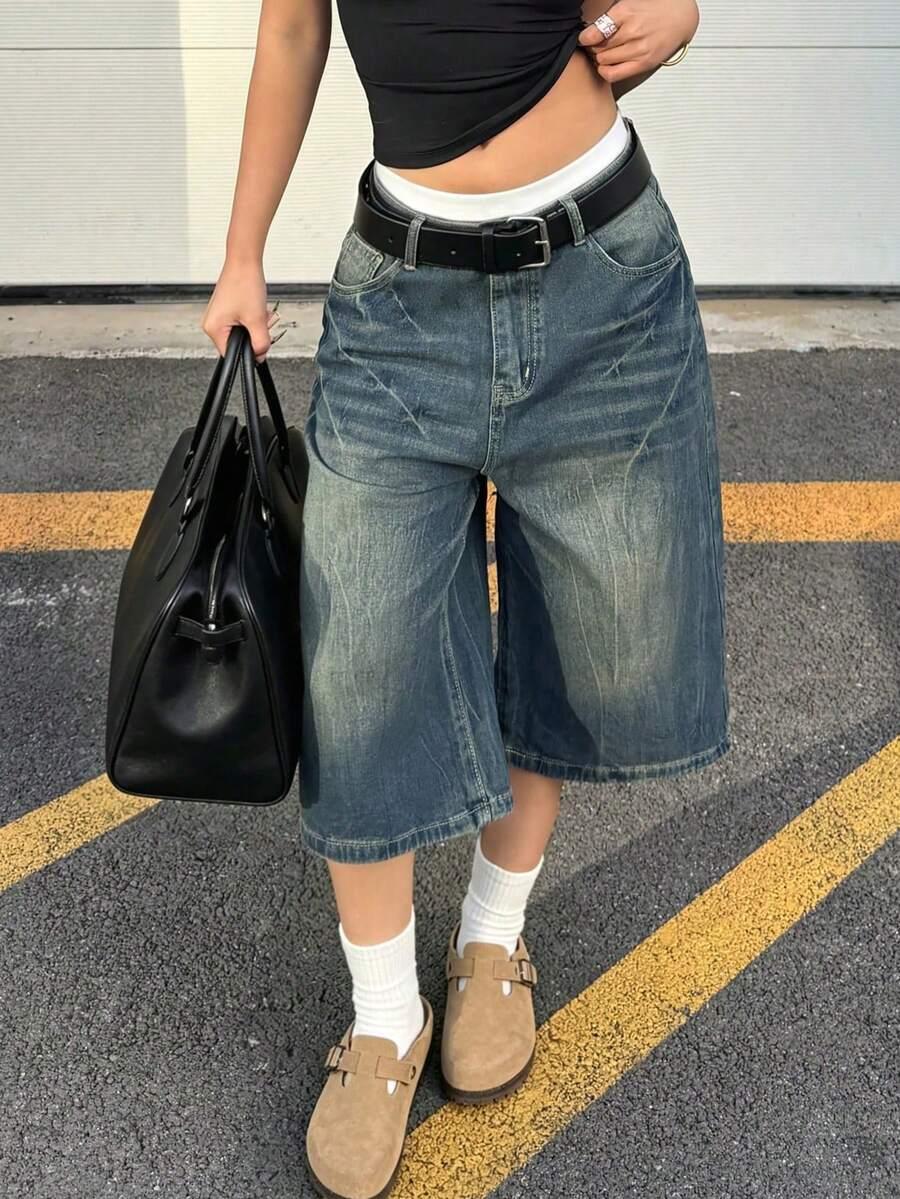 NIEBIESKIE SZORTY JEANSOWE