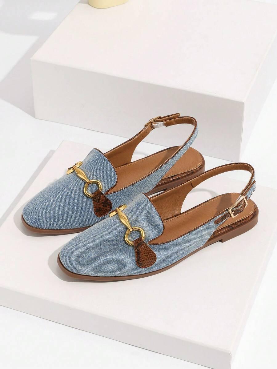 niebieskie buty zdobienie 