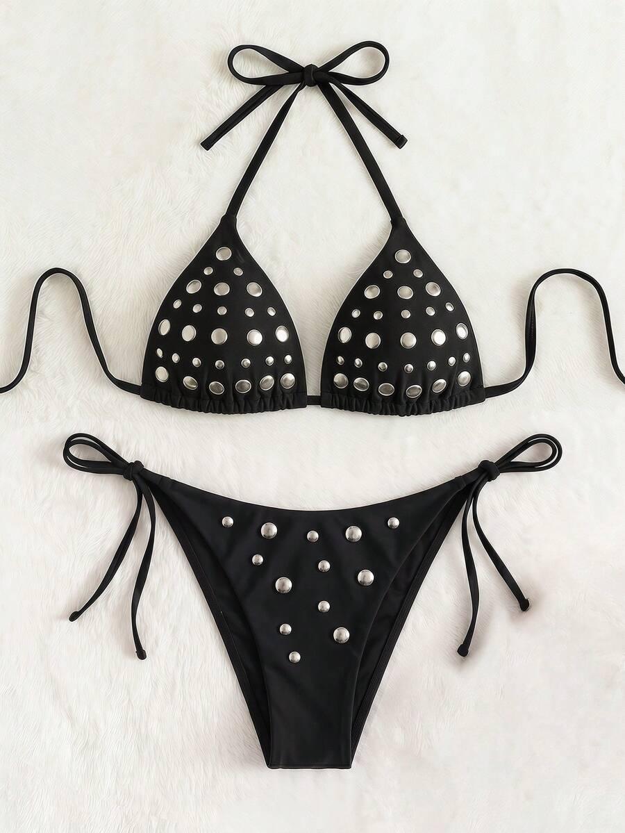 wiązany dół od bikini zdobienia