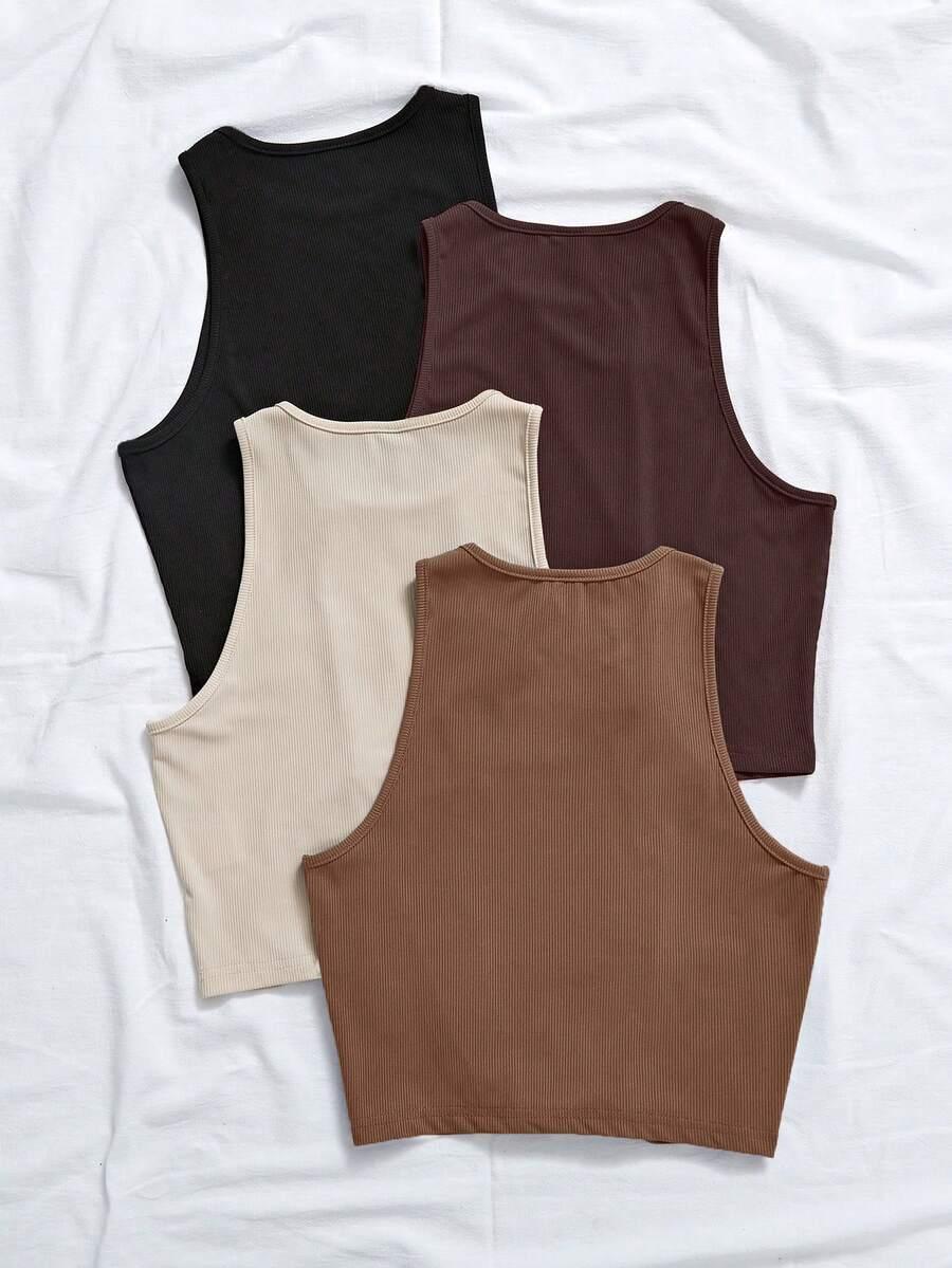 TOP BEZ RĘKAWÓW 4-PACK