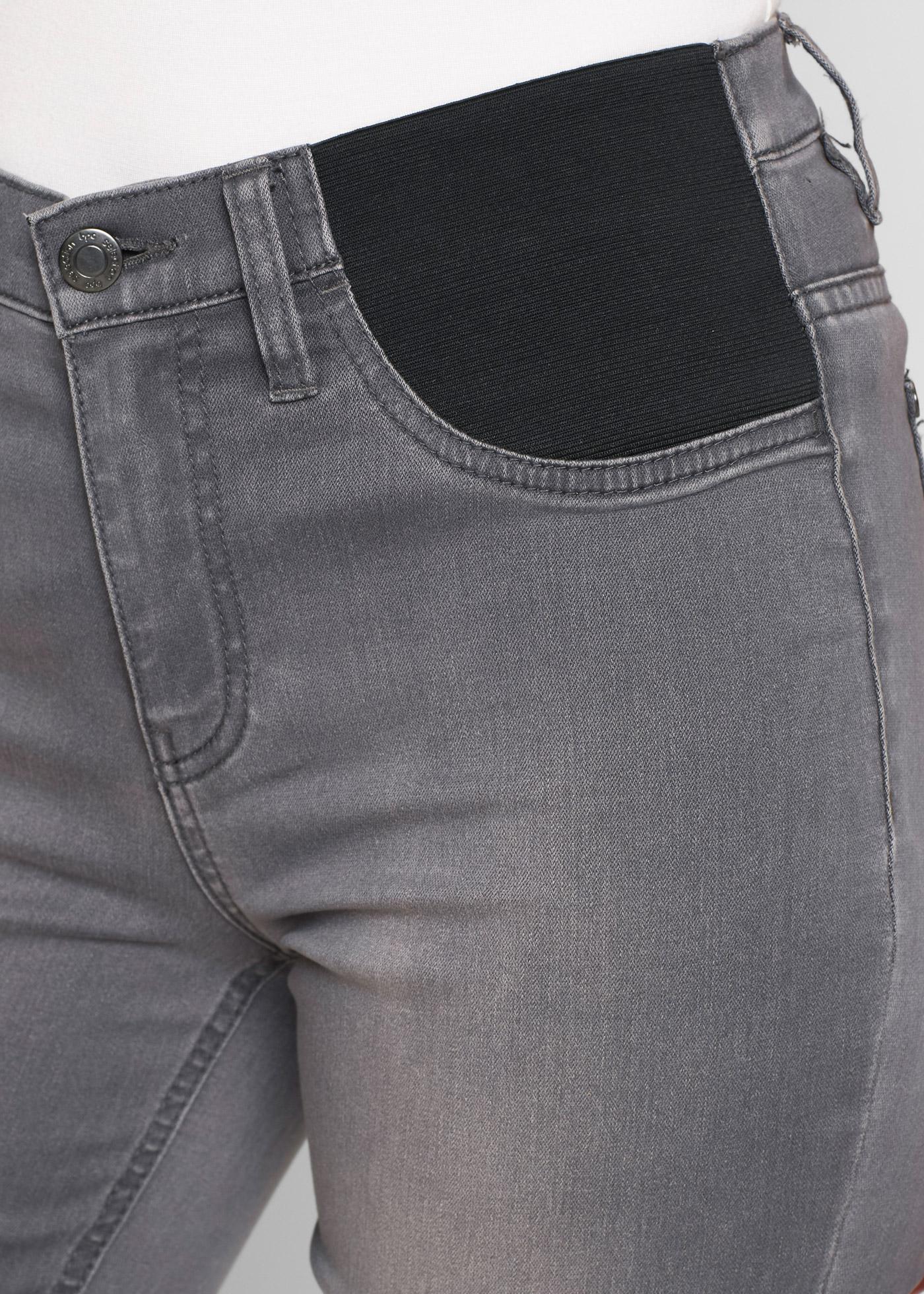 SZARE SPODNIE JEANS 