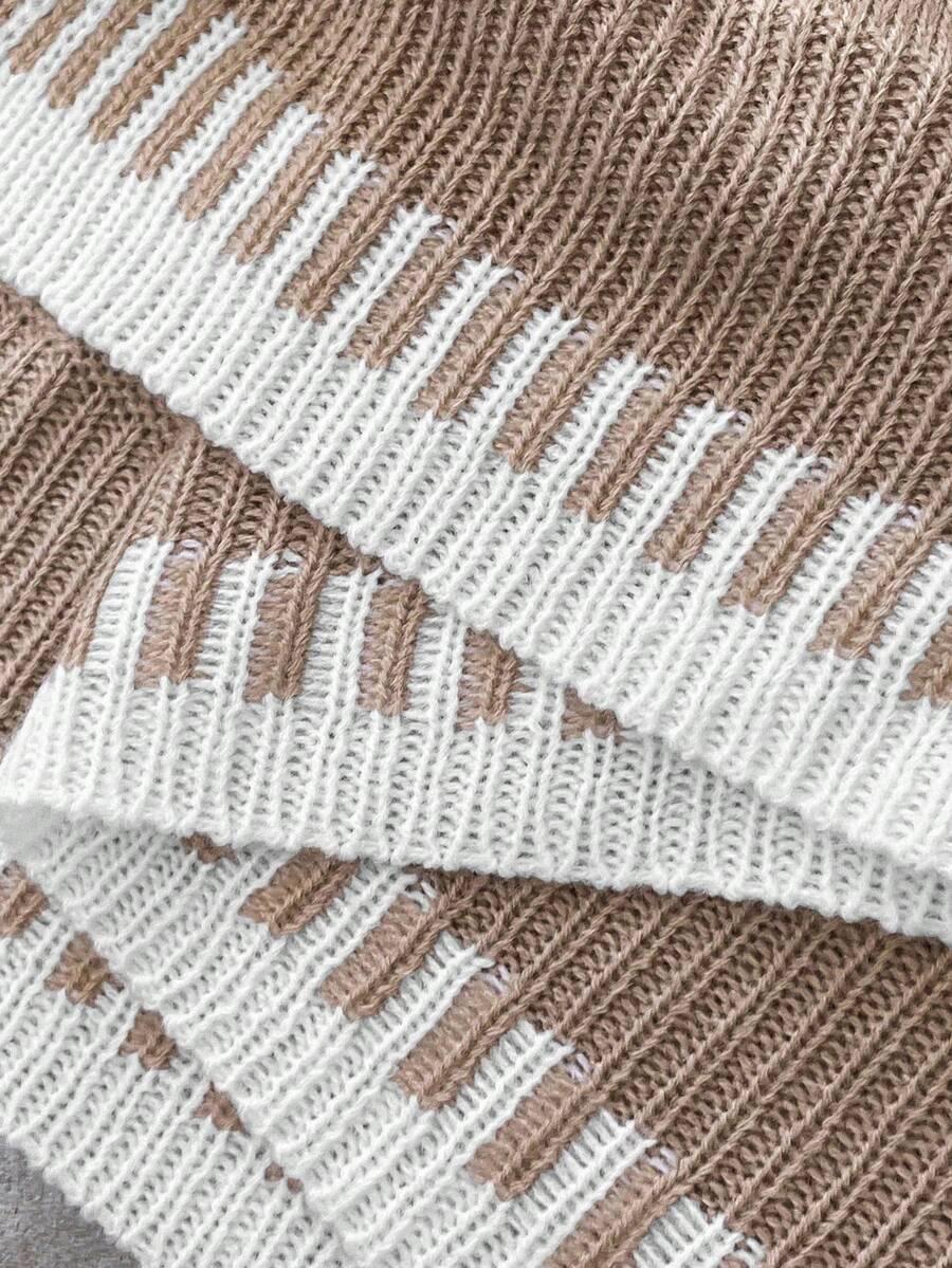 komplet sweter spodnie