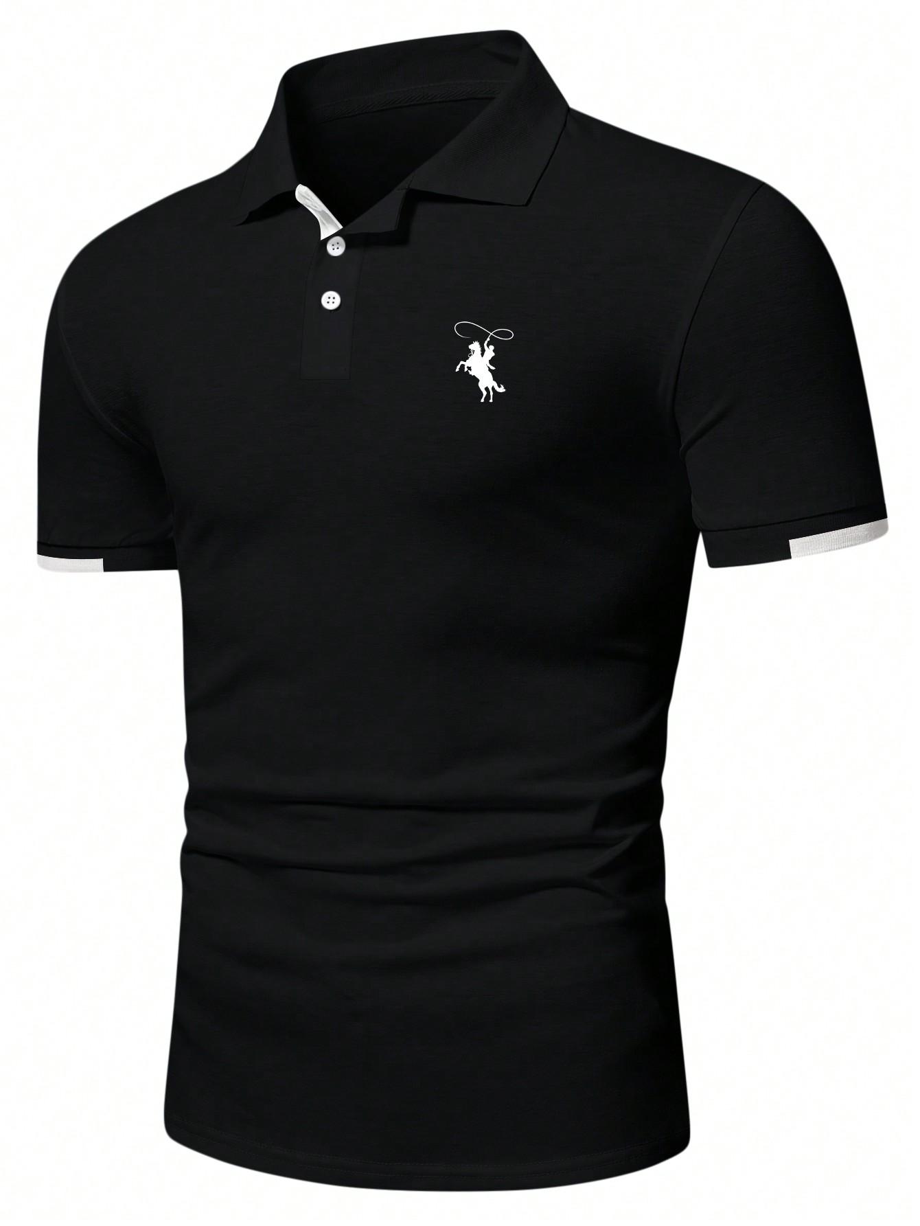 CZARNA KOSZULKA POLO