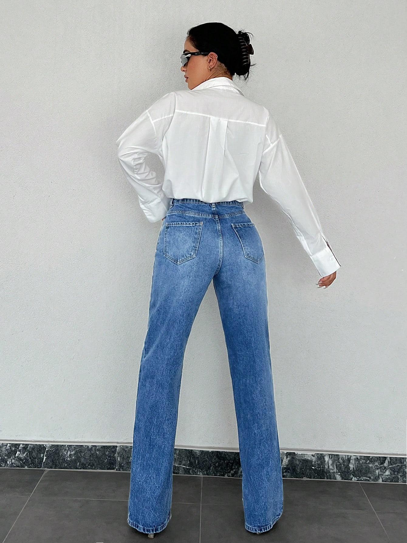 SPODNIE JEANS ROZCIĘCIA
