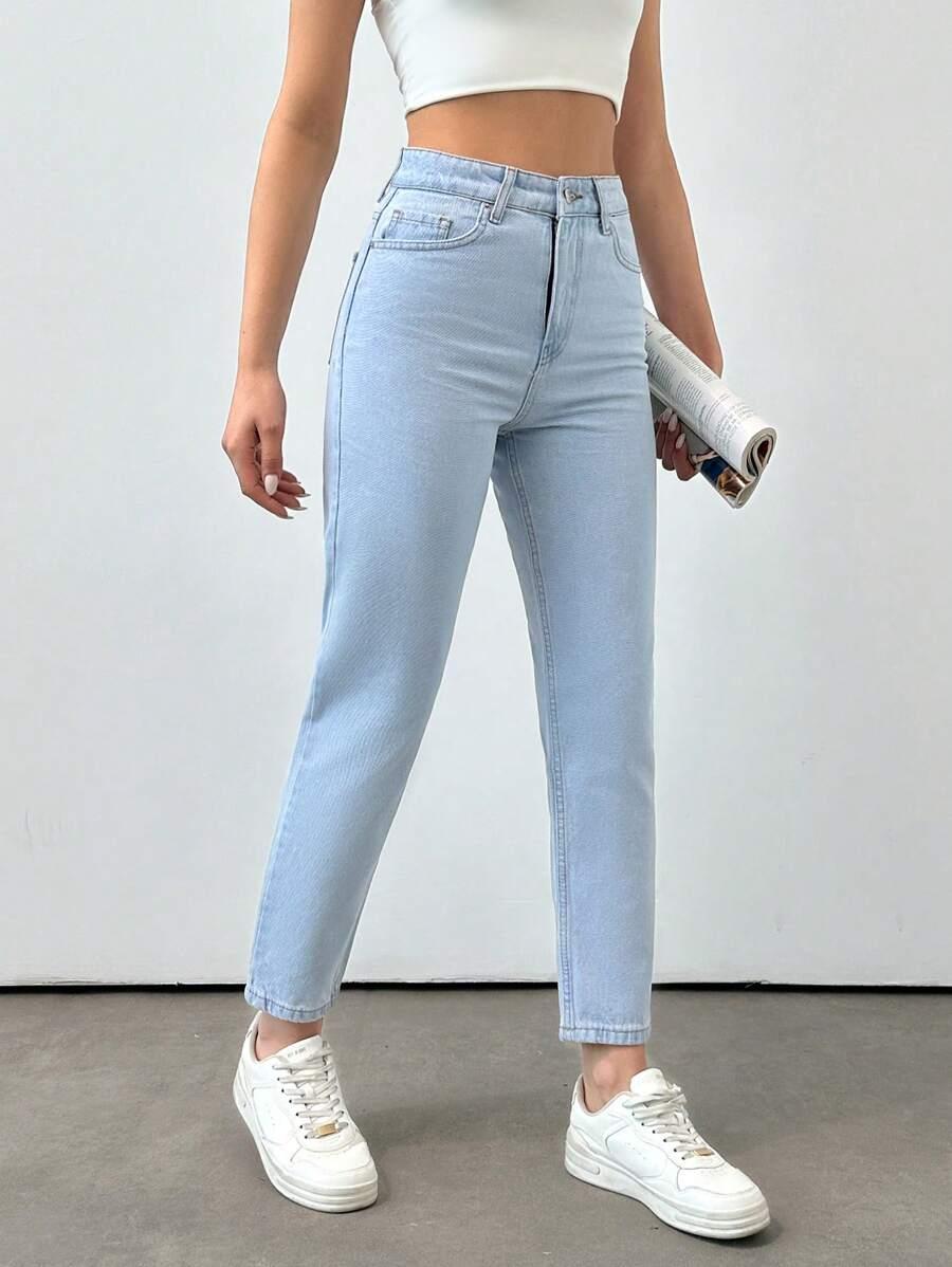 SPODNIE JEANS WYSOKI STAN