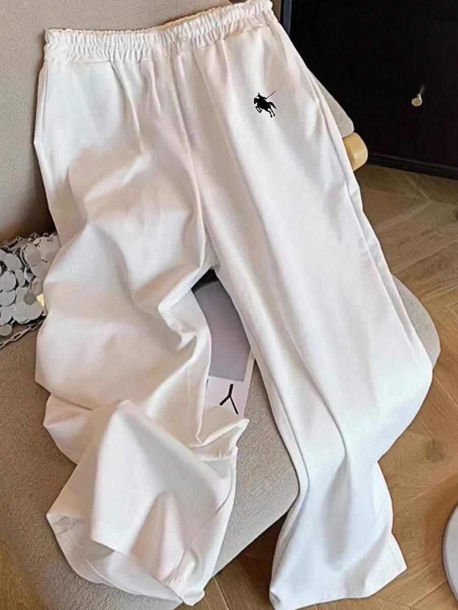 BIAŁE SPODNIE CASUAL