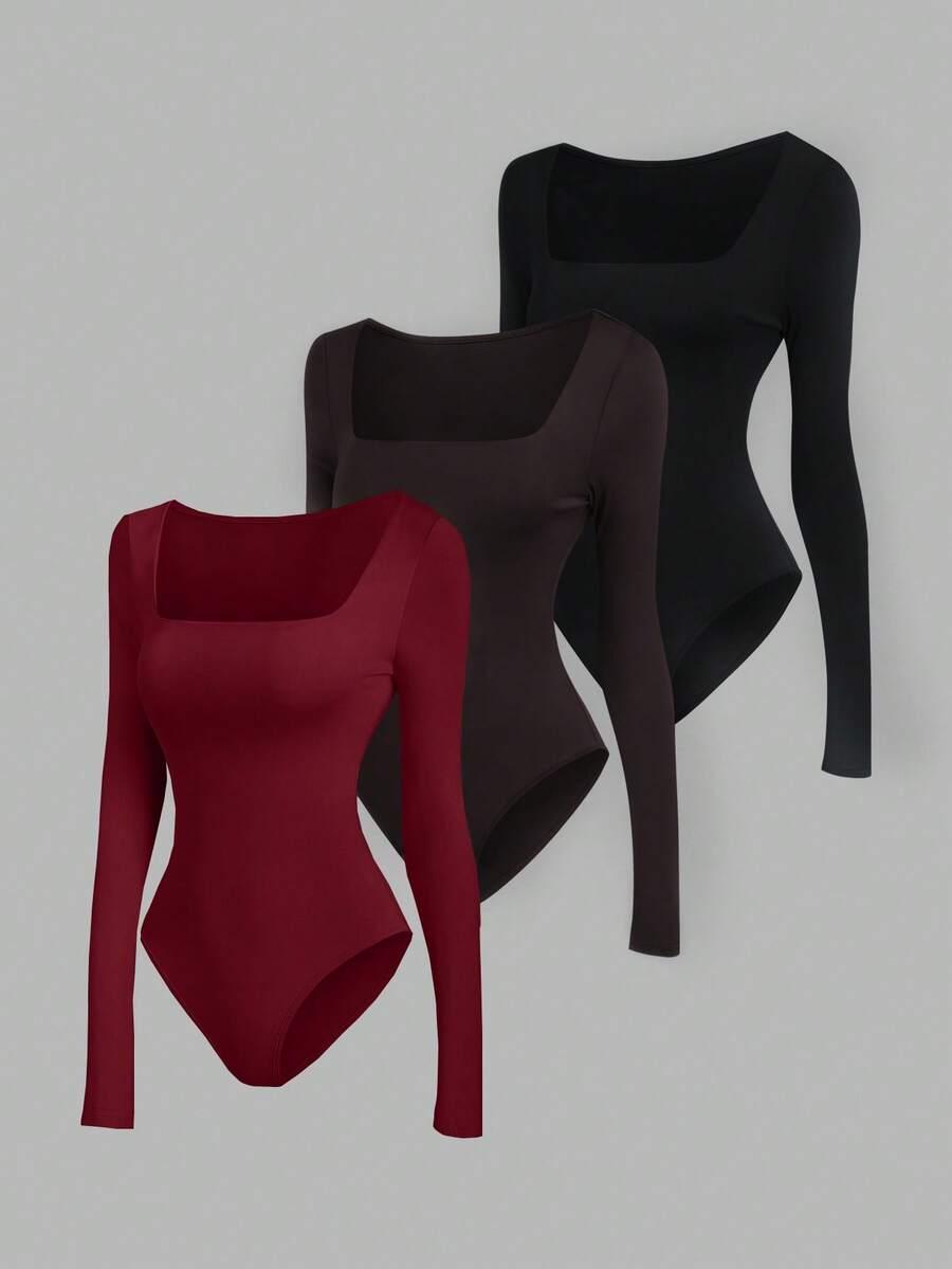 body długi rękaw 3-pack