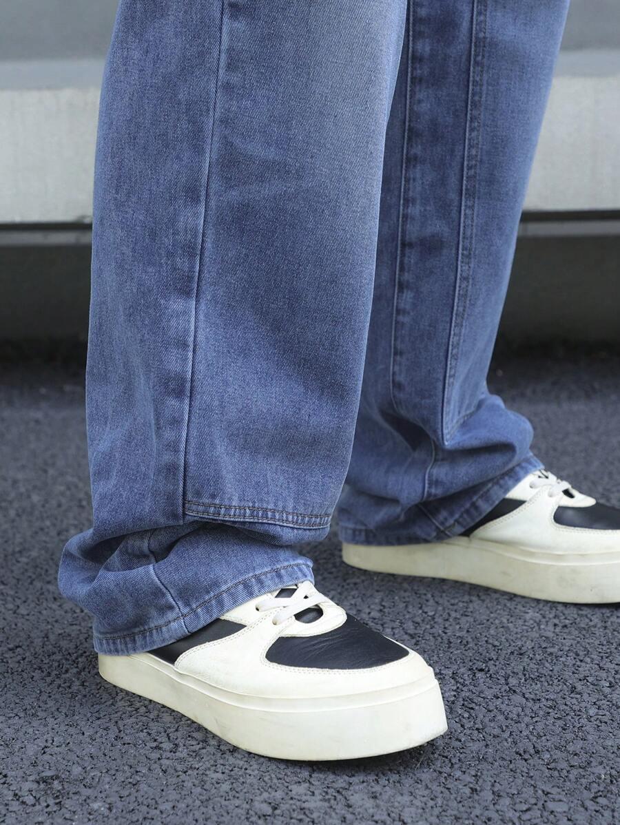 NIEBIESKIE SPODNIE JEANS