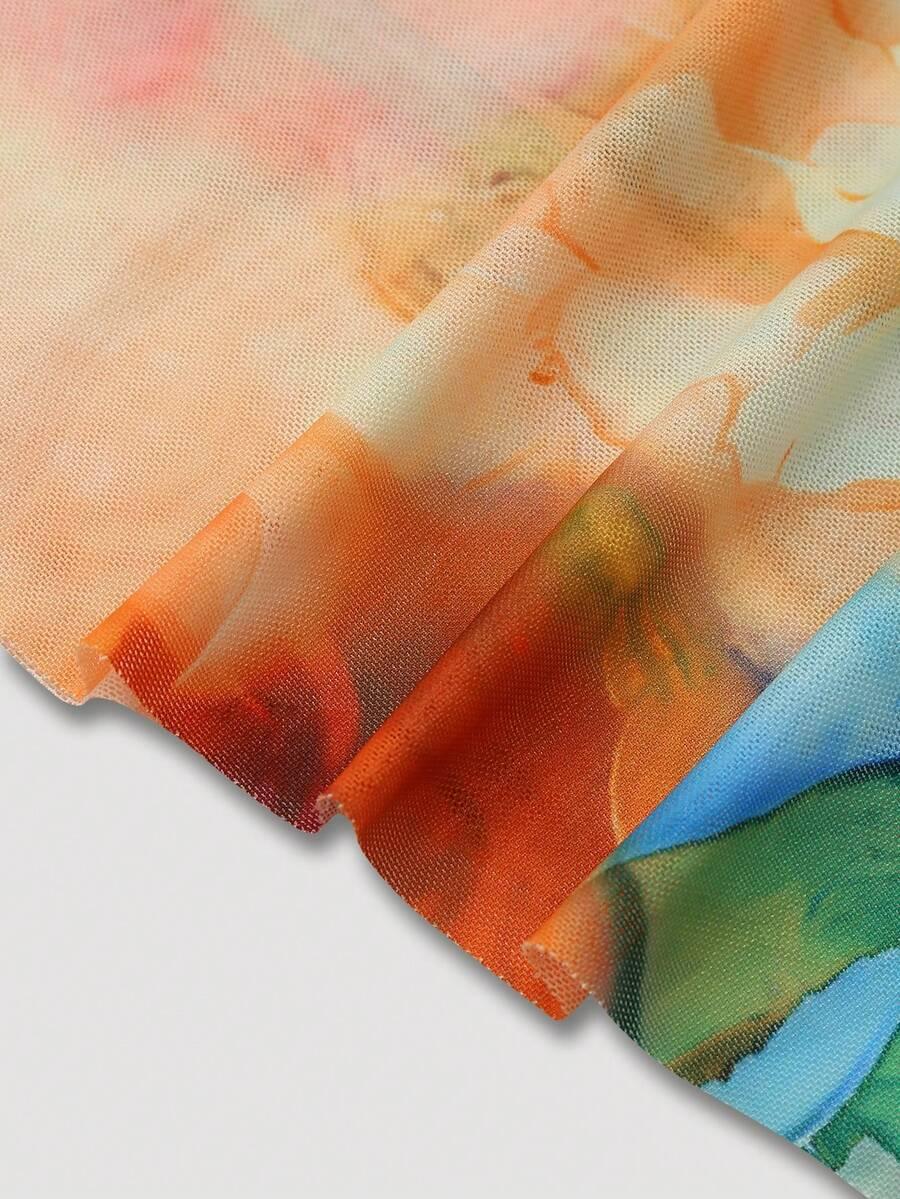 maxi spódnica print 