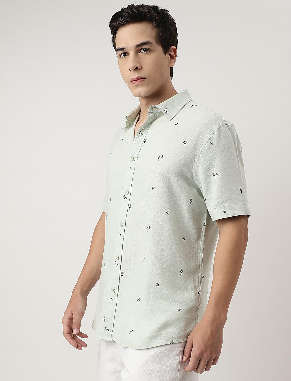 KOSZULA KRÓTKI RĘKAW PRINT T25-1009K-J4