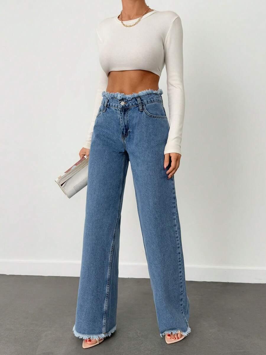 NIEBIESKIE SPODNIE JEANS