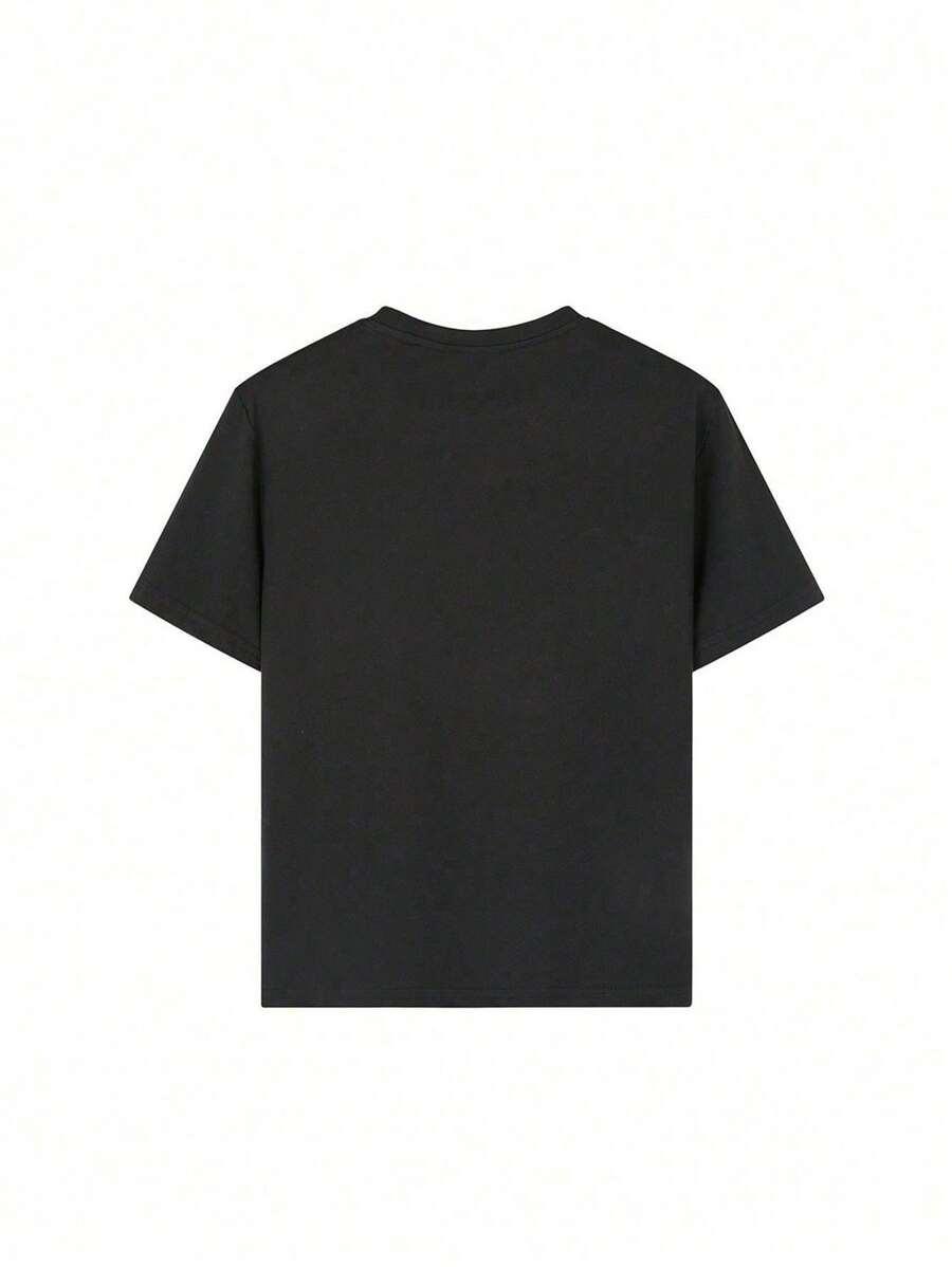 CZARNY T-SHIRT BASIC