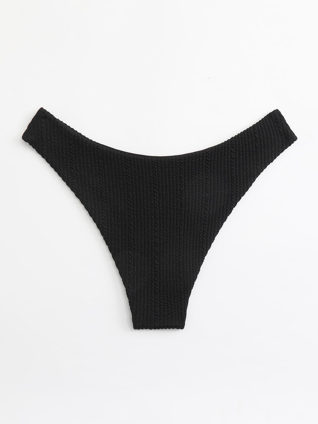 czarny dół od bikini