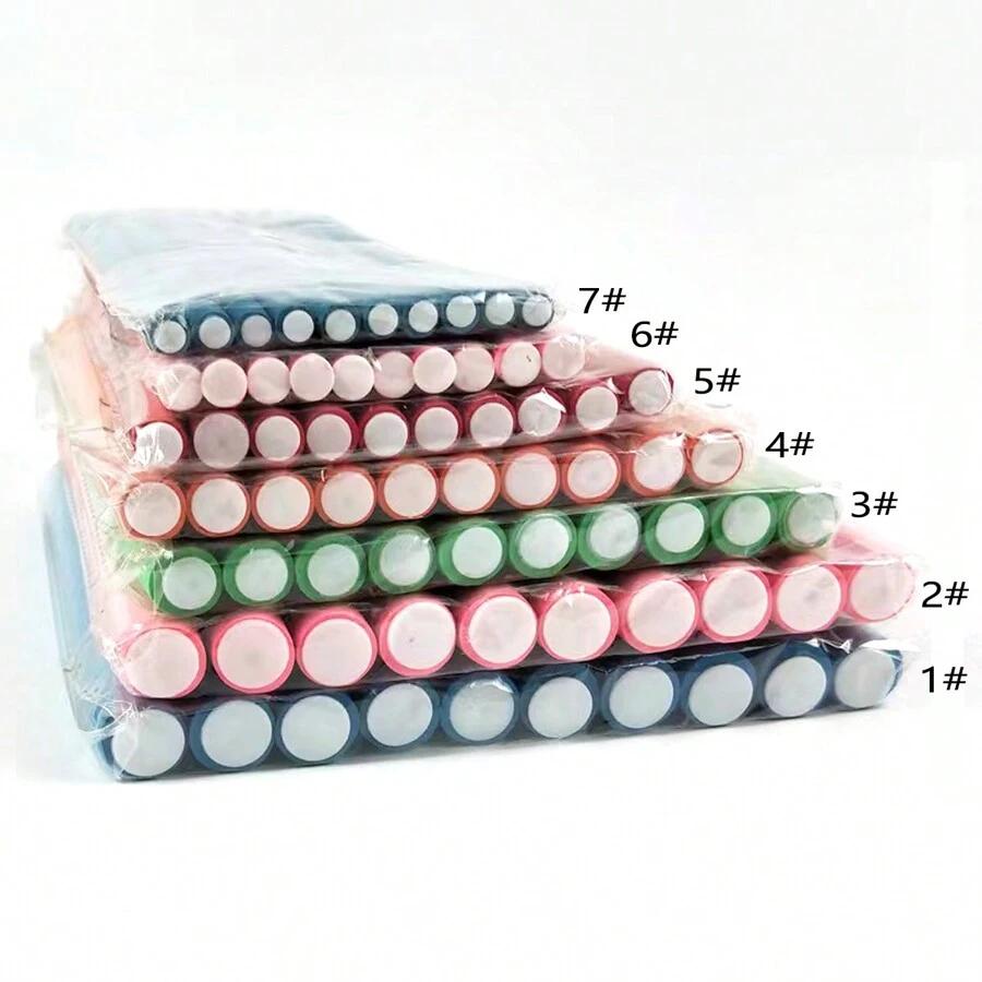 różowe wałki do włosów 10-pack